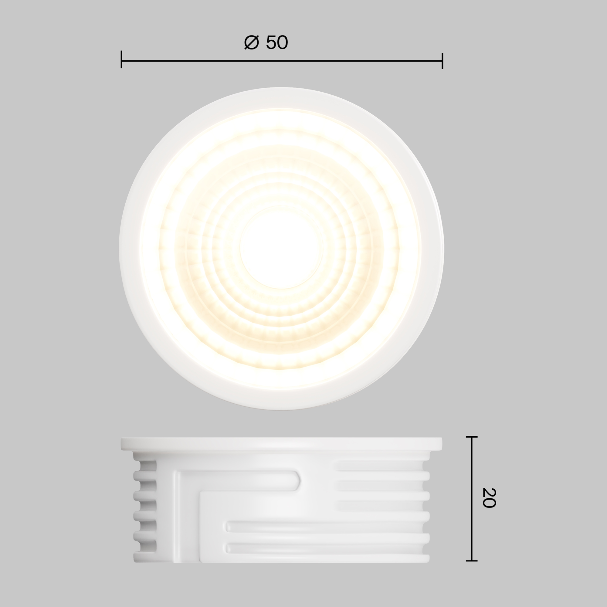 Светодиодный модуль 7Вт 4000K 60° Led модуль Voltega 7190 — изображение 3