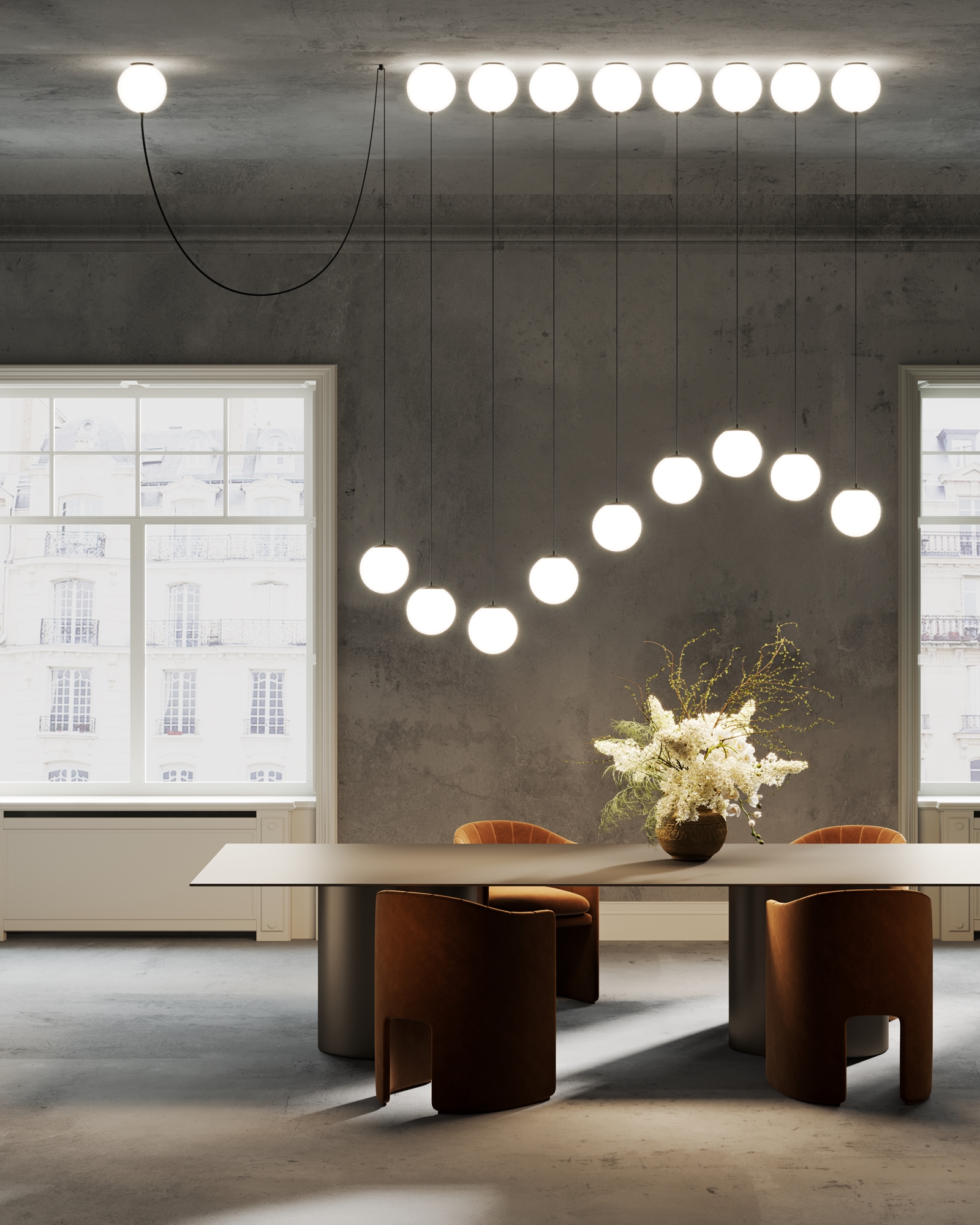 Подвесной светильник Близнецы / Twins 3000К 20Вт Подвесной светильник Maytoni MOD427PL-L20B3K — изображение 4