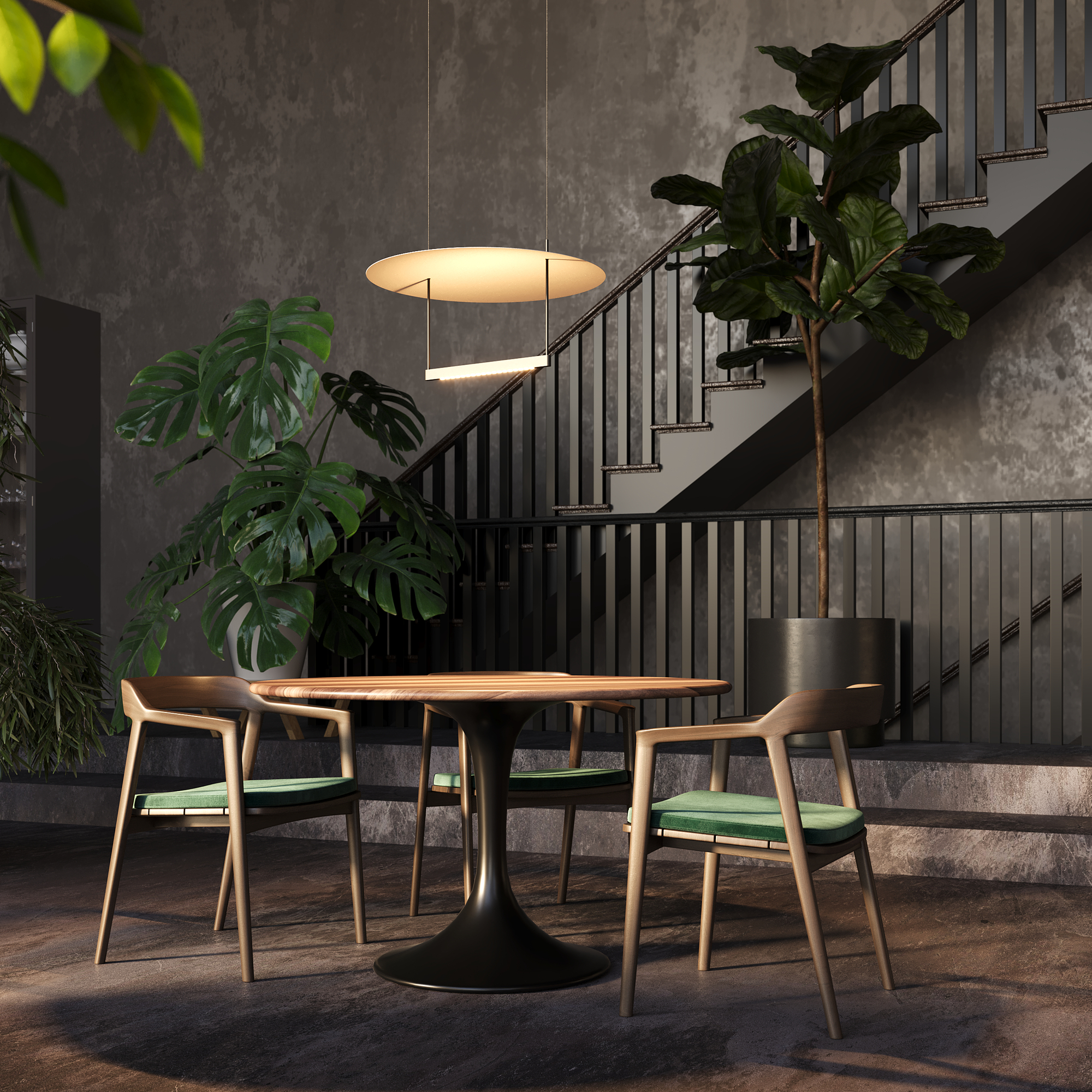 Подвесной светильник Атмосфера / Ambience 3000К 30Вт Подвесной светильник Maytoni MOD280PL-L30B3K1 — изображение 2