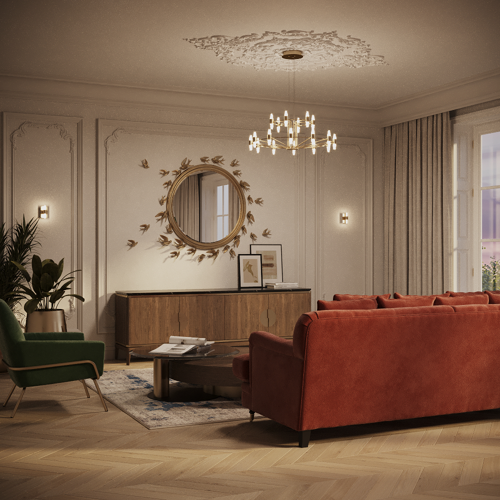 Подвесной светильник Арана / Arana 3000К 108Вт Подвесной светильник Maytoni MOD401PL-L108BS3K — изображение 2
