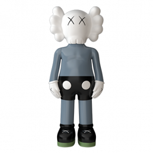 Дизайнерская статуэтка копилка KAWS Companion синий