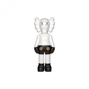 Дизайнерская статуэтка KAWS Mini белый с чёрным