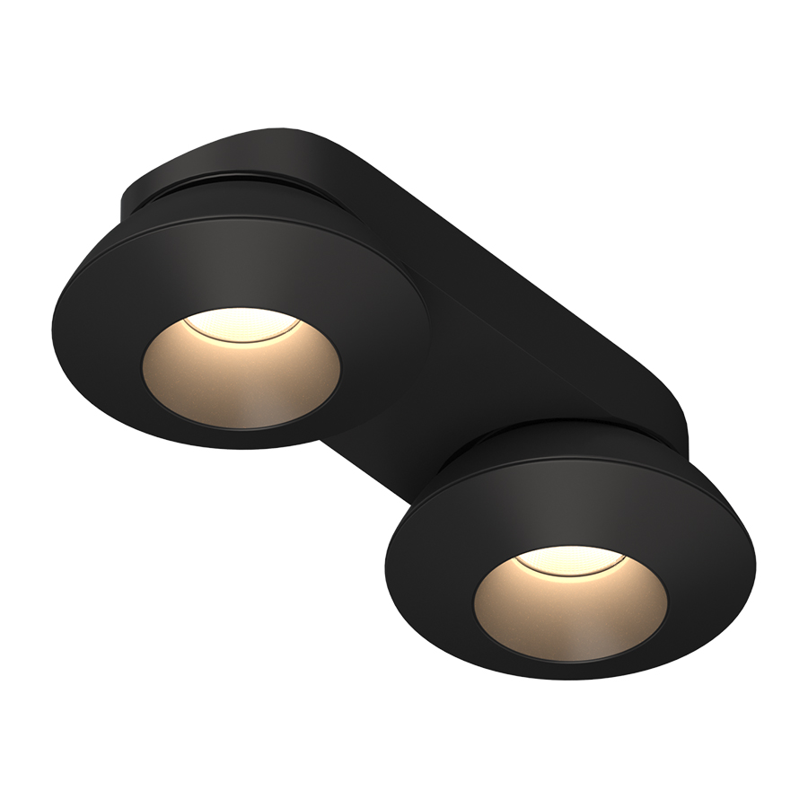 Накладной поворотный светодиодный светильник Ledron KRIS SLIM 2 Black — изображение 2