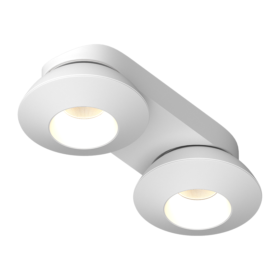 Накладной поворотный светодиодный светильник Ledron KRIS SLIM 2 White — изображение 2