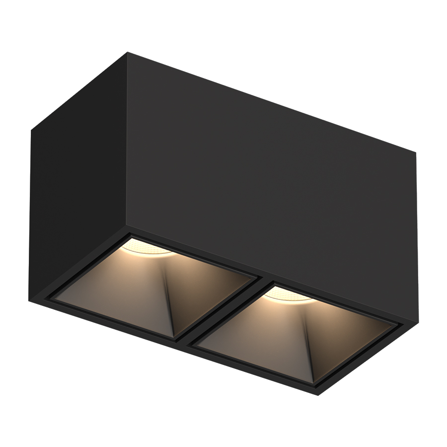 Накладной светодиодный светильник Ledron KUBING 2 Black TRIAC — изображение 2