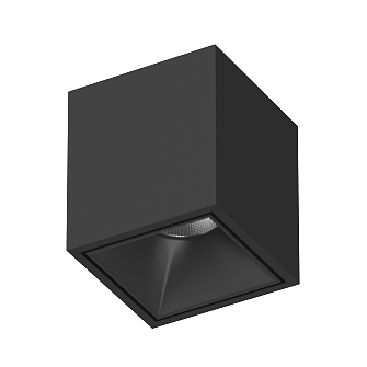 Накладной светодиодный светильник Ledron KUBING Black 4000K