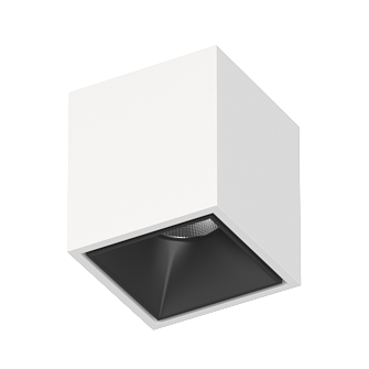 Накладной светодиодный светильник Ledron KUBING White-Black 4000K