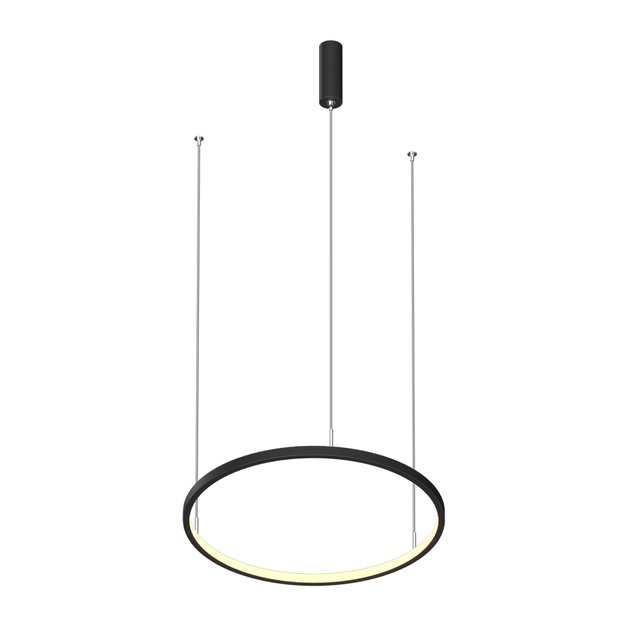 Подвесной светодиодный светильник LED ROUND R400 Black — изображение 2