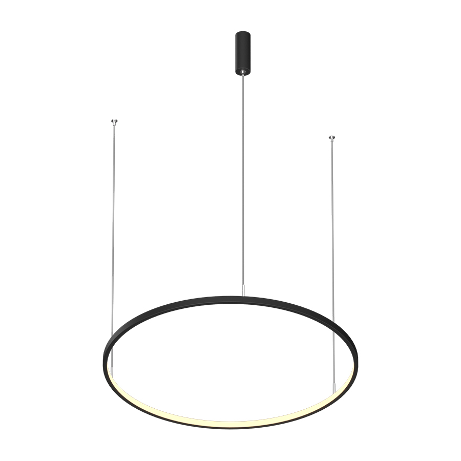 Подвесной светодиодный светильник LED ROUND R600 Black — изображение 2