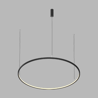 Подвесной светодиодный светильник LED ROUND R800 Black