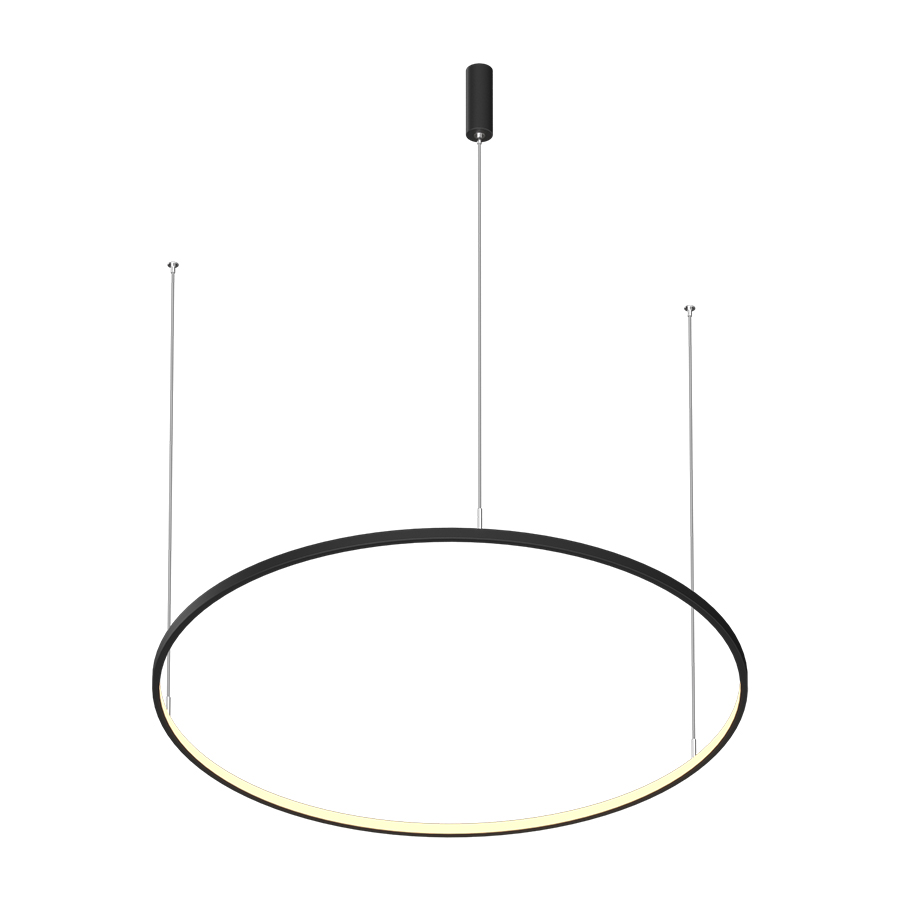 Подвесной светодиодный светильник LED ROUND R800 Black — изображение 2