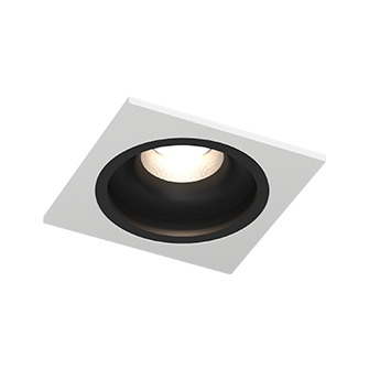 Встраиваемый светодиодный светильник LEVEL SQ White-Black TRIAC 4000K