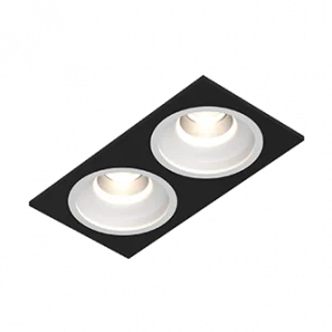 Встраиваемый светодиодный светильник LEVEL SQ2 Black-White TRIAC 4000K