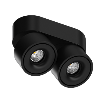 Накладной поворотный светодиодный светильник Ledron LH13W 2 TRIAC Black 4000K