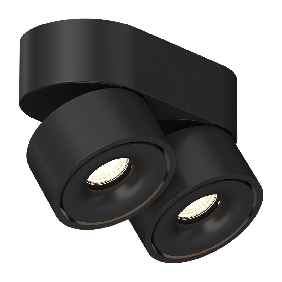 Накладной поворотный светодиодный светильник Ledron LH13W 2 TRIAC Black — изображение 2