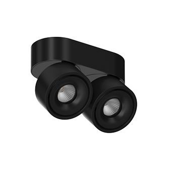 Накладной поворотный светодиодный светильник Ledron LH8W 2 Black 4000K