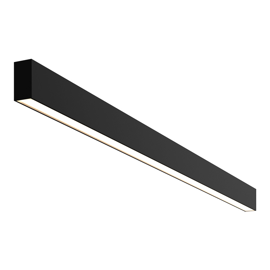 Накладной светодиодный светильник Ledron LINE GULAR 1250 Black 3000K — изображение 2