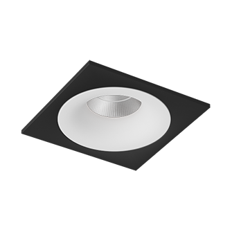 Встраиваемый светодиодный светильник LOFT SQ Black-White TRIAC 4000K
