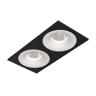 Встраиваемый светодиодный светильник LOFT SQ2 Black-White TRIAC 4000K