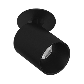 Встраиваемый поворотный светодиодный светильник Ledron MJ-1077 Black