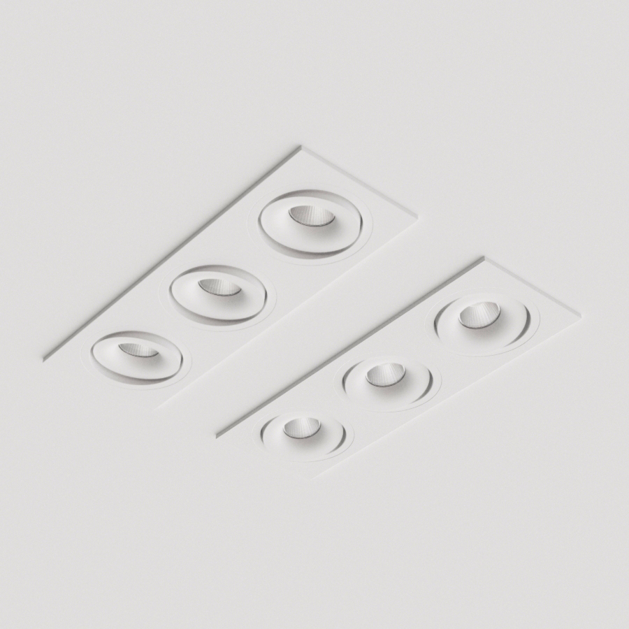Встраиваемый поворотный светодиодный светильник MJ1006 SQ3 White 4000K — изображение 2