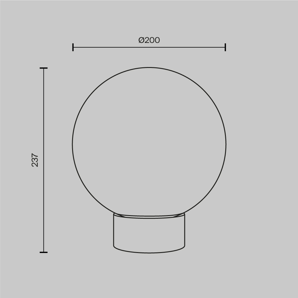 Настольный светильник Базовая форма / Basic form E14х1 Настольный светильник Maytoni MOD321TL-01G3 — изображение 2