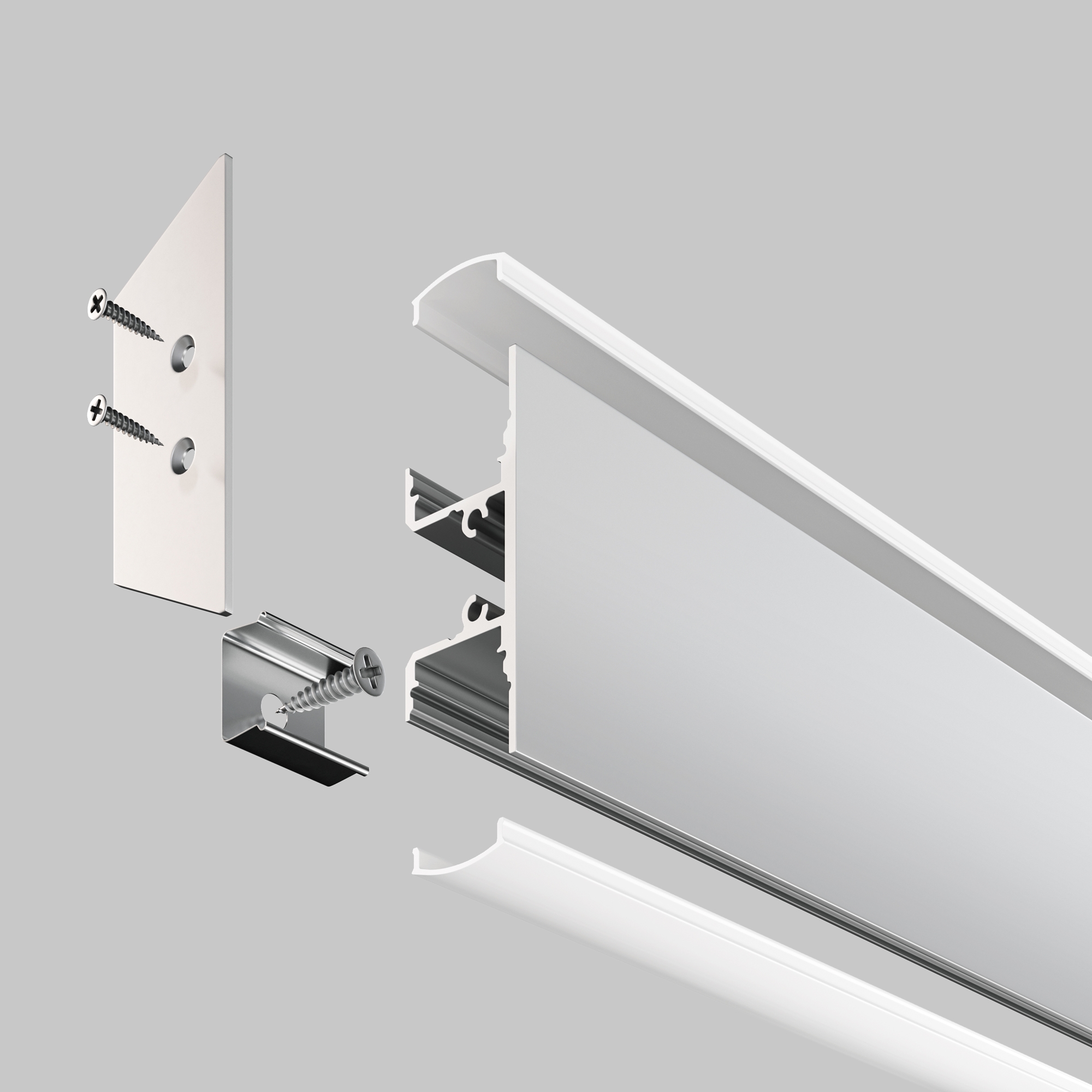 ALM-1848-S-2M Профиль Led Strip ALM-1848-S-2M