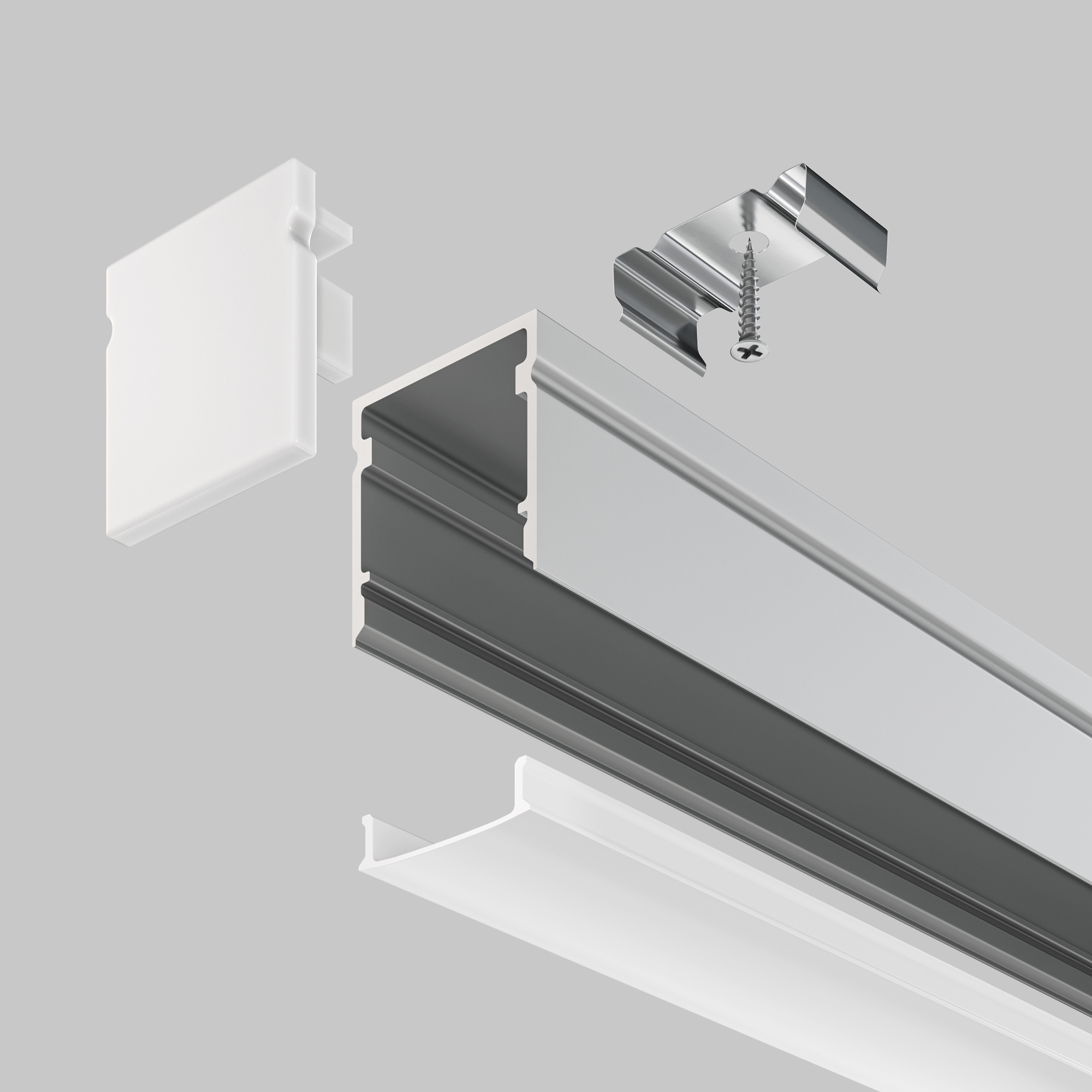 ALM-2020-S-2M Профиль Led Strip ALM-2020-S-2M