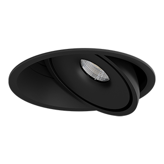 Встраиваемый поворотный светодиодный светильник Ledron ORBIT IN TRIAC Black