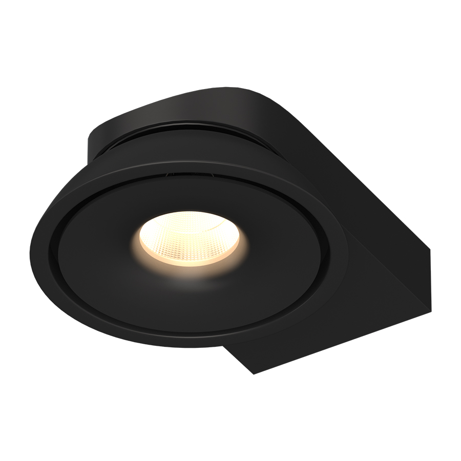 Накладной поворотный светодиодный светильник Ledron ORBIT SLIM Black — изображение 2