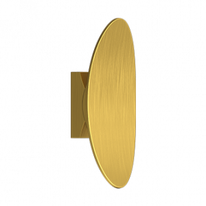Настенный светодиодный светильник OVAL Brushed gold