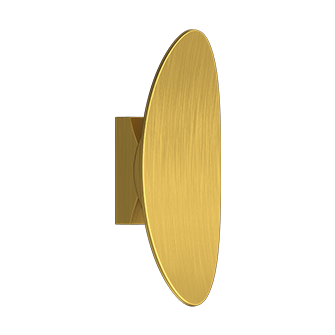 Настенный светодиодный светильник OVAL Brushed gold