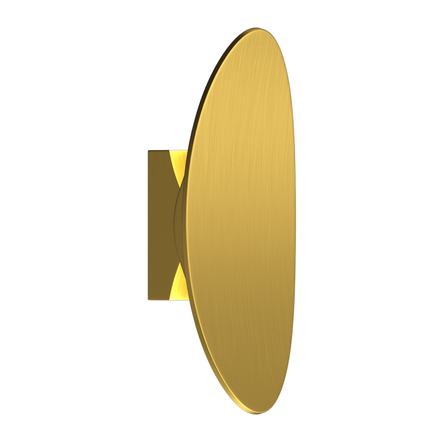 Настенный светодиодный светильник OVAL Brushed gold — изображение 2