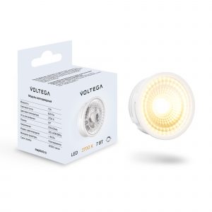 Светодиодный модуль 7Вт 2700K 60° диммируемая Led модуль Voltega 7204