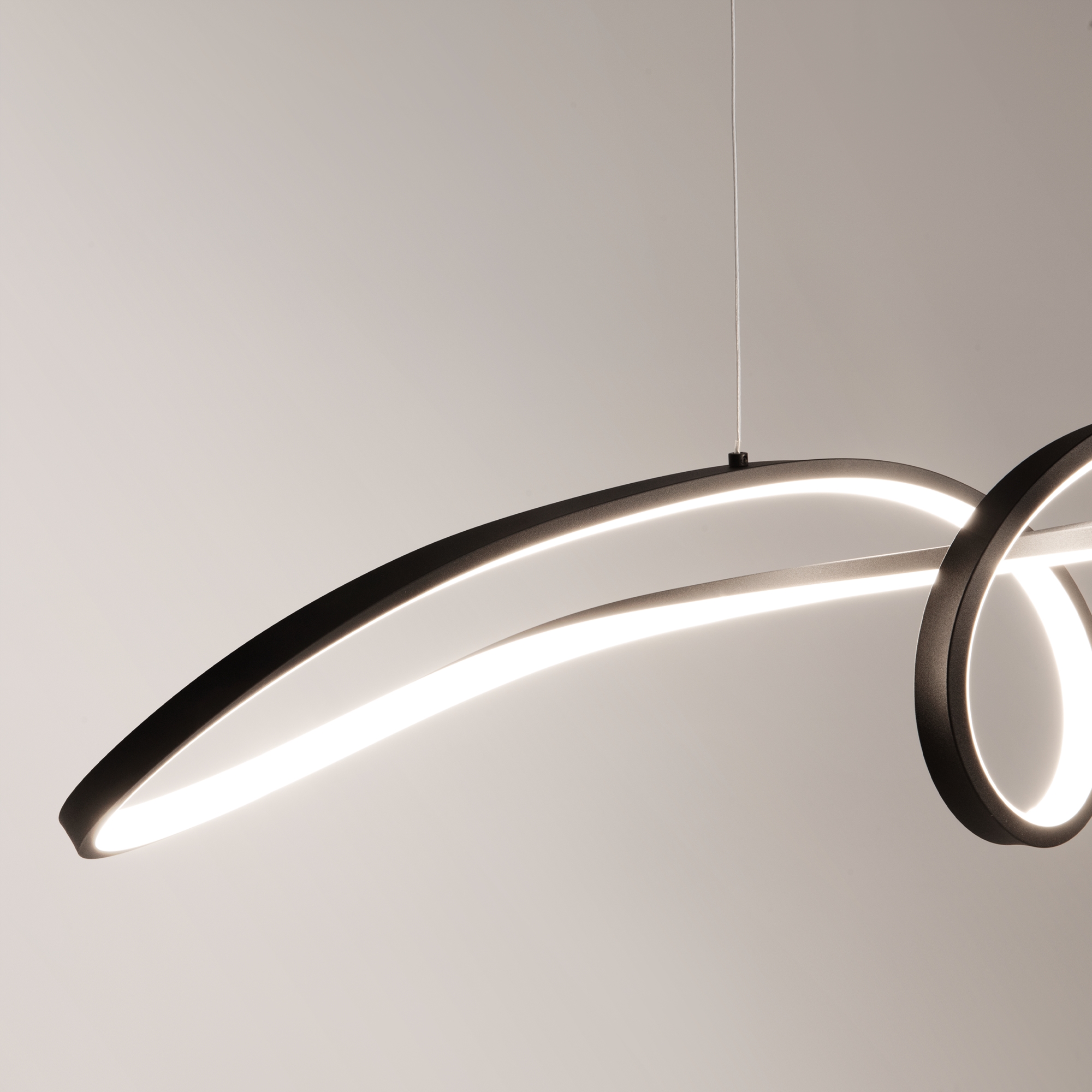 Подвесной светильник Изгиб / Curve 4000К 42Вт Подвесной светильник Maytoni MOD156PL-L52B4K — изображение 4
