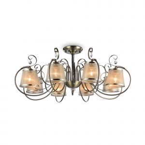 Потолочный светильник Симона / Simone Потолочный светильник Freya FR2020-CL-08-BZ