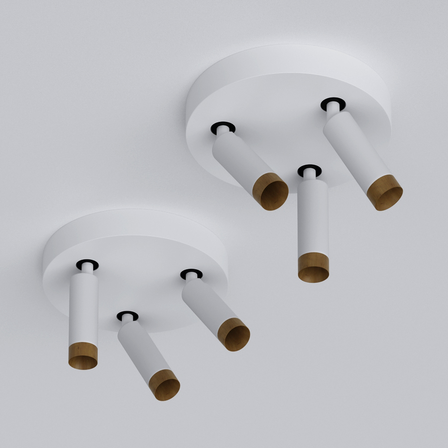 Накладной светодиодный светильник Ledron SAGITONY R3 S40 Dim Wooden White 4000K — изображение 2