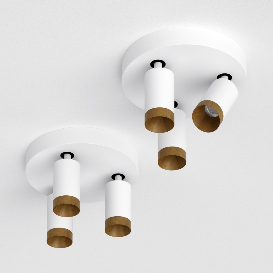 Накладной светодиодный светильник Ledron SAGITONY R3 S60 Dim Wooden White 4000K — изображение 2
