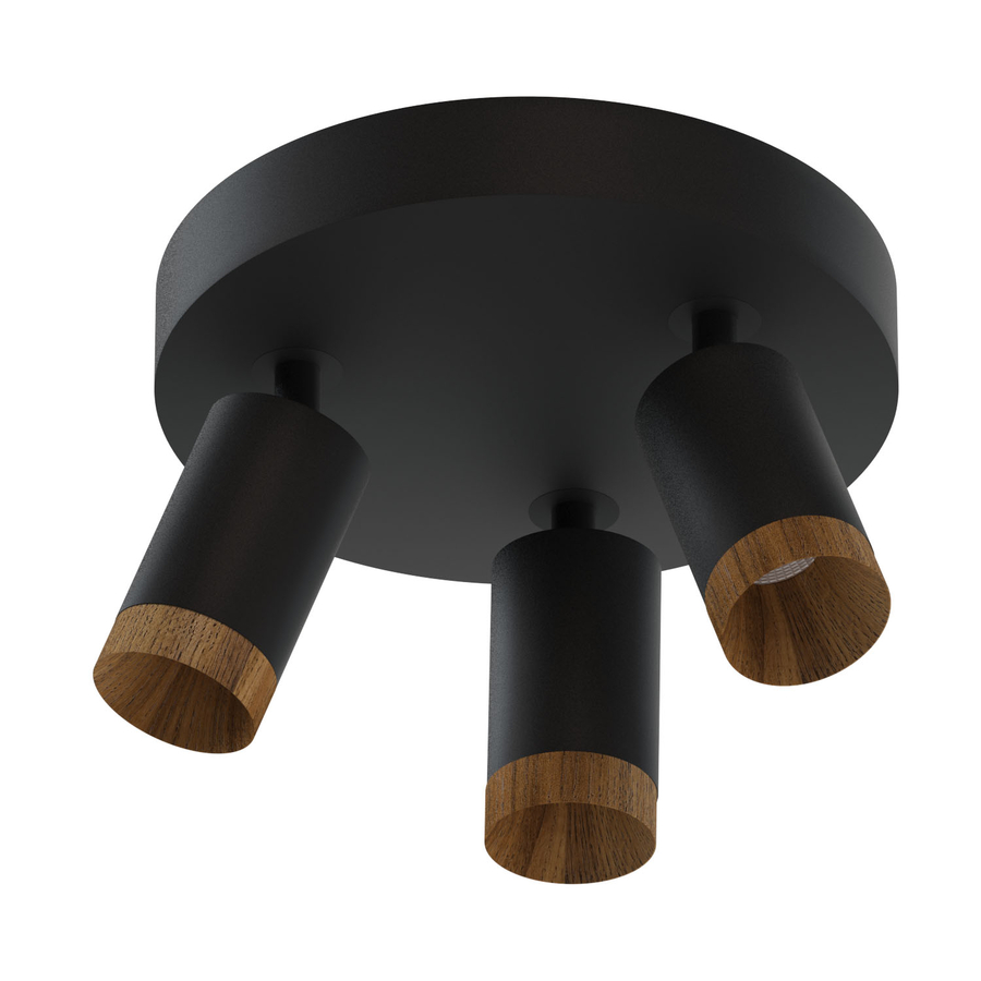 Накладной светодиодный светильник Ledron SAGITONY R3 S60 Wooden Black 4000K — изображение 2