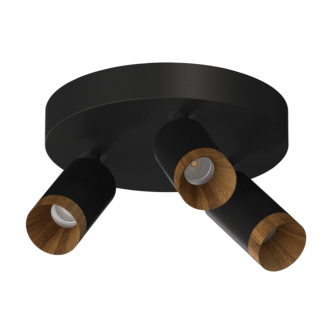 Накладной светодиодный светильник Ledron SAGITONY R3 S60 Wooden Black 4000K