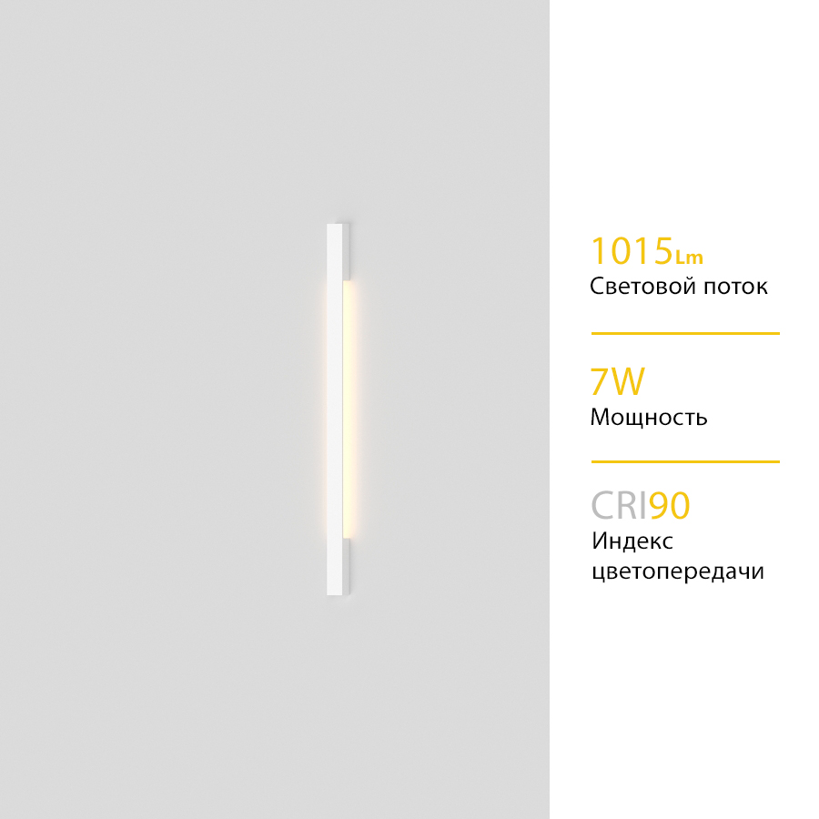 Настенный светодиодный светильник Ledron RAILING 910 White — изображение 3