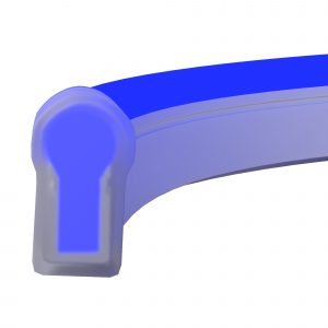 Гибкий неон 25х13 220В 8Вт/м Синий IP65 50м Гибкий неон Led Strip 201235