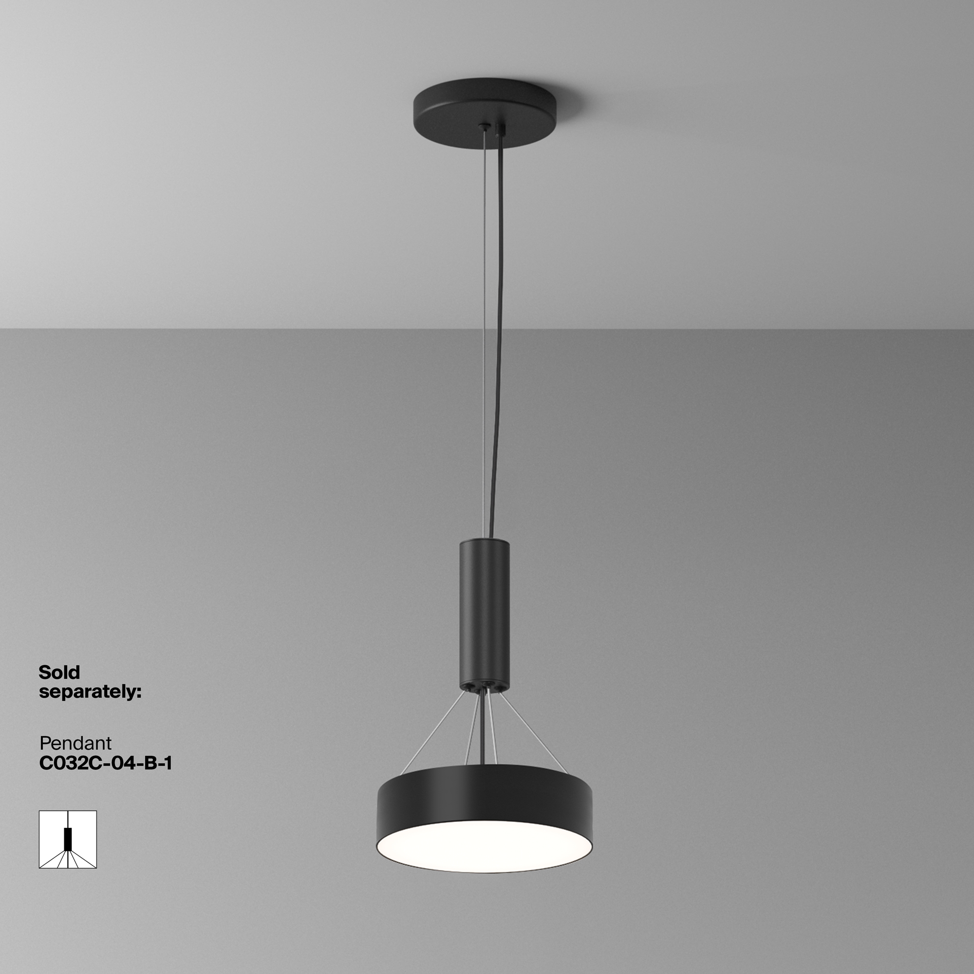 Потолочный светильник Зон / Zon 24 Вт 4000 К 120° Потолочный светильник Technical C032CL-24W4K-RD-B — изображение 3