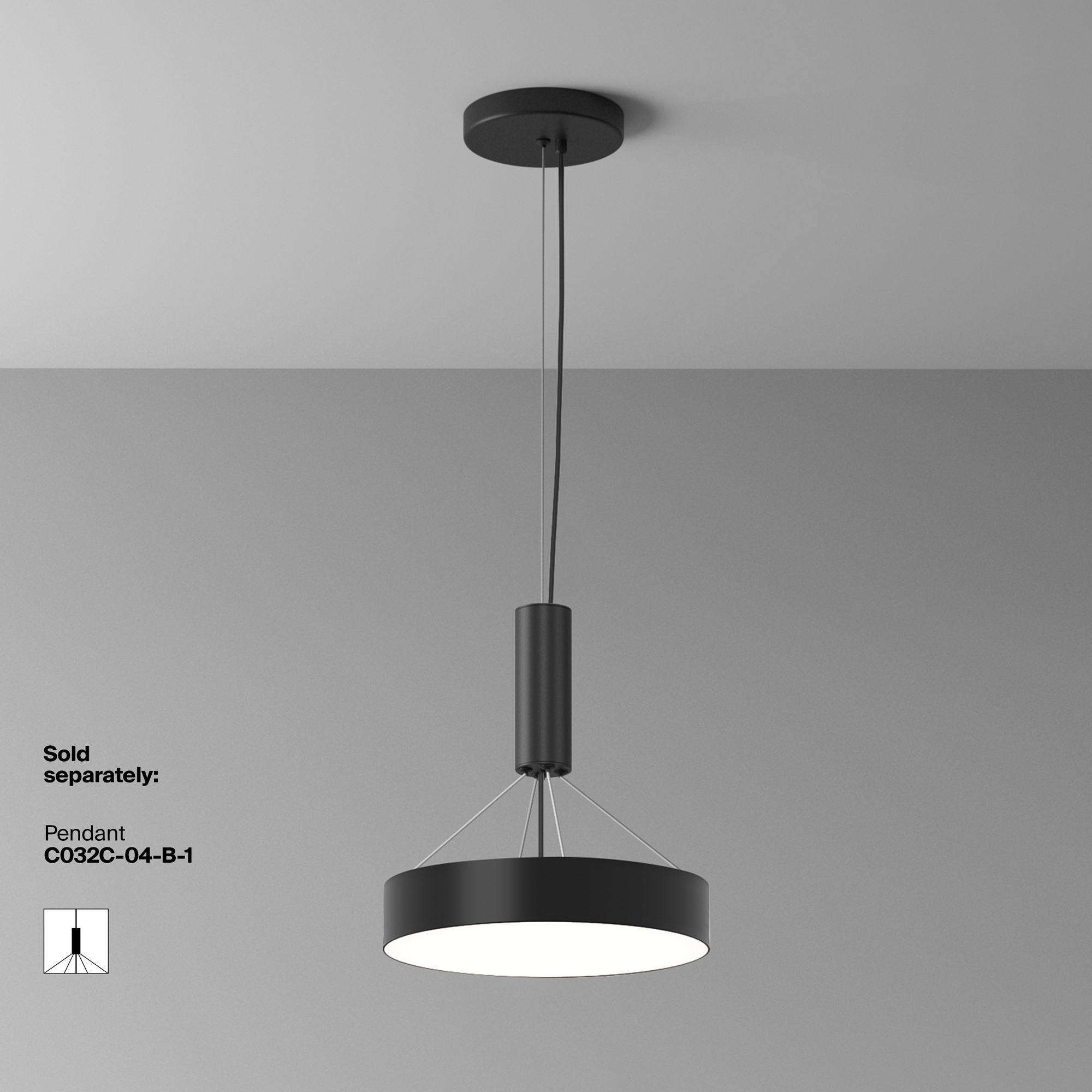 Потолочный светильник Зон / Zon 36 Вт 4000 К 120° Потолочный светильник Technical C032CL-36W4K-RD-B — изображение 3