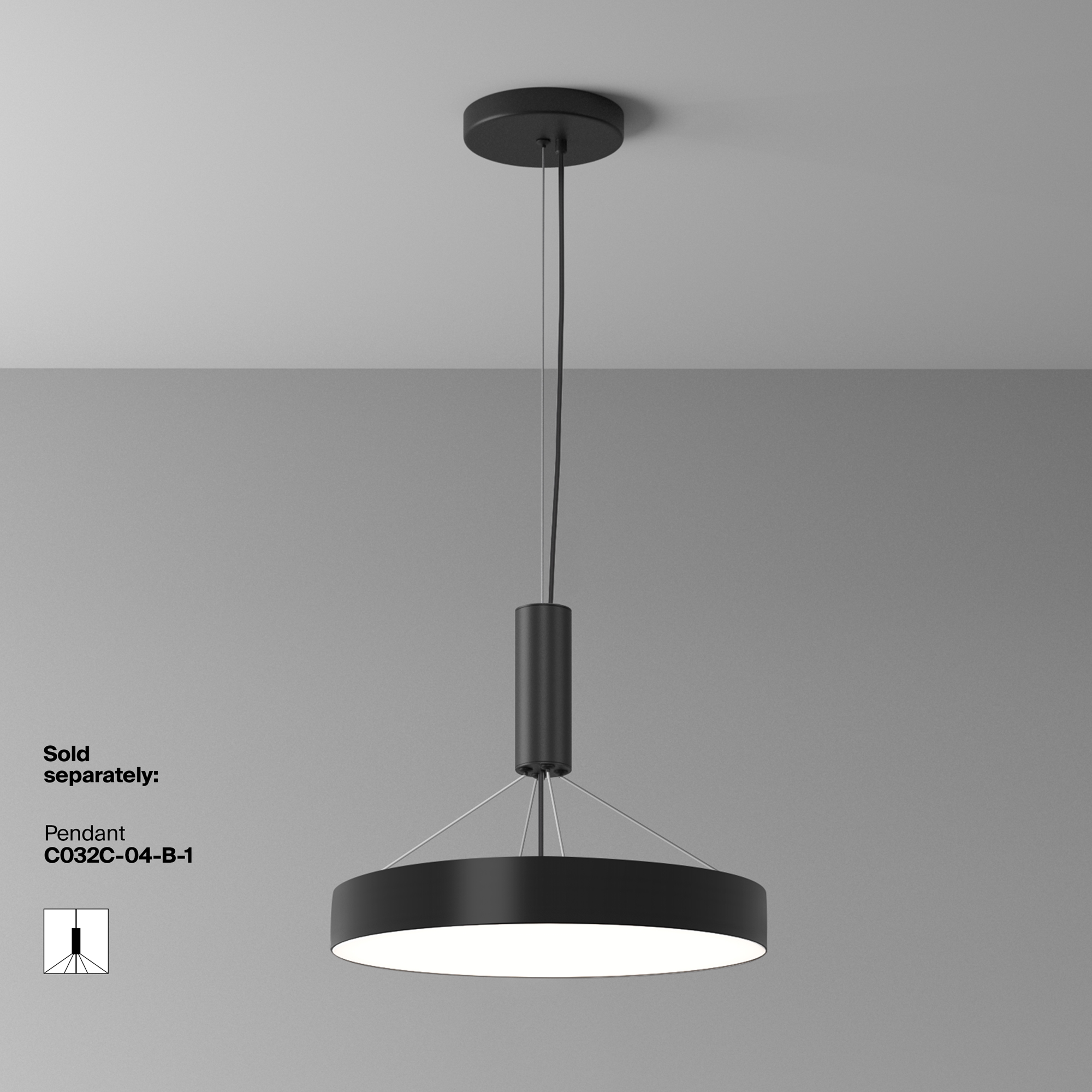 Потолочный светильник Зон / Zon 45 Вт 4000 К 120° Потолочный светильник Technical C032CL-45W4K-RD-B — изображение 3