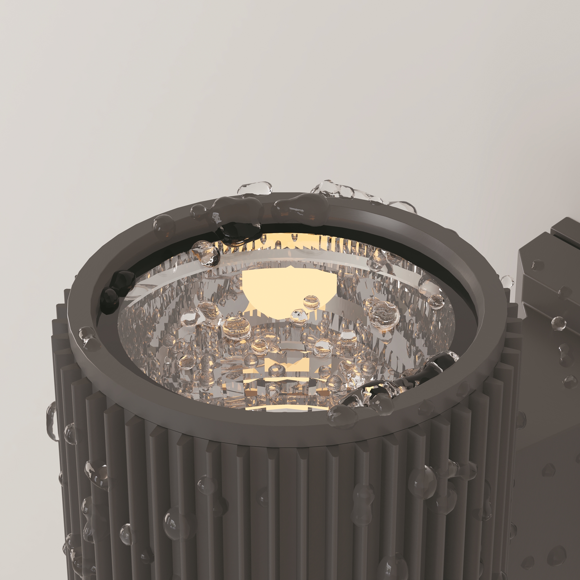 Настенный светильник (бра) Рандо / Rando E27х1 60Вт IP 54 Уличный настенный светильник Outdoor O419WL-01GR — изображение 4