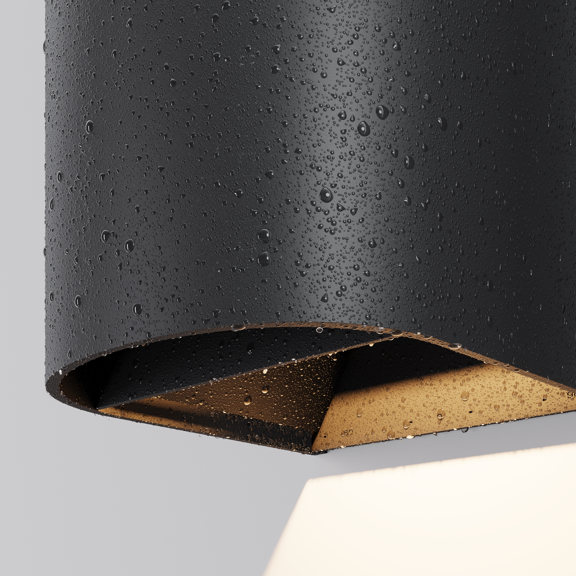 Настенный светильник Драп / Drape 3000K 10Вт IP 65 Уличный настенный светильник Outdoor O526WL-L10B3K — изображение 3
