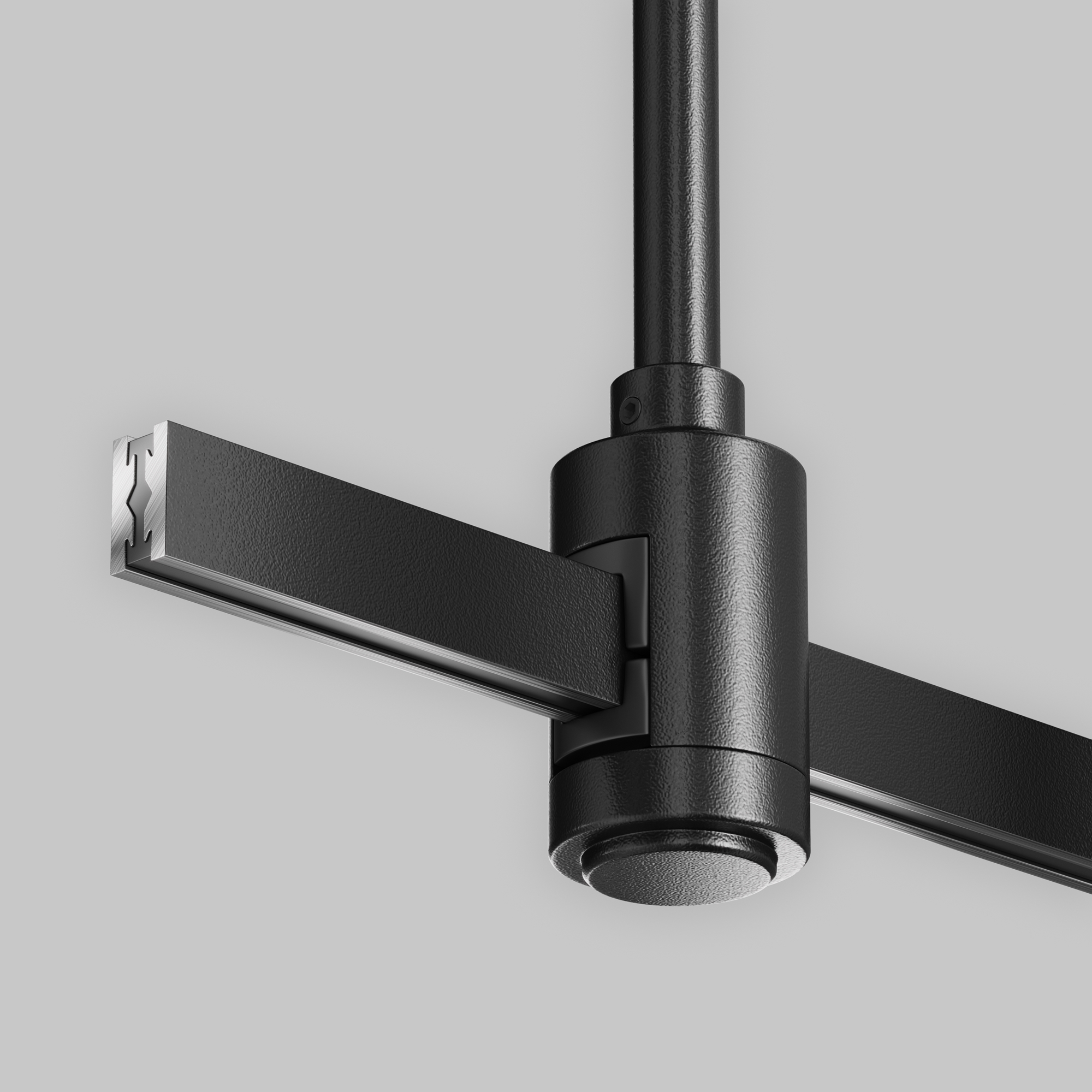 Крепление потолочное Medium 300мм с вводом питания Flarity черный Комплектующие для систем освещения с токоведущими элементами Technical TRA158C-B1-B — изображение 3
