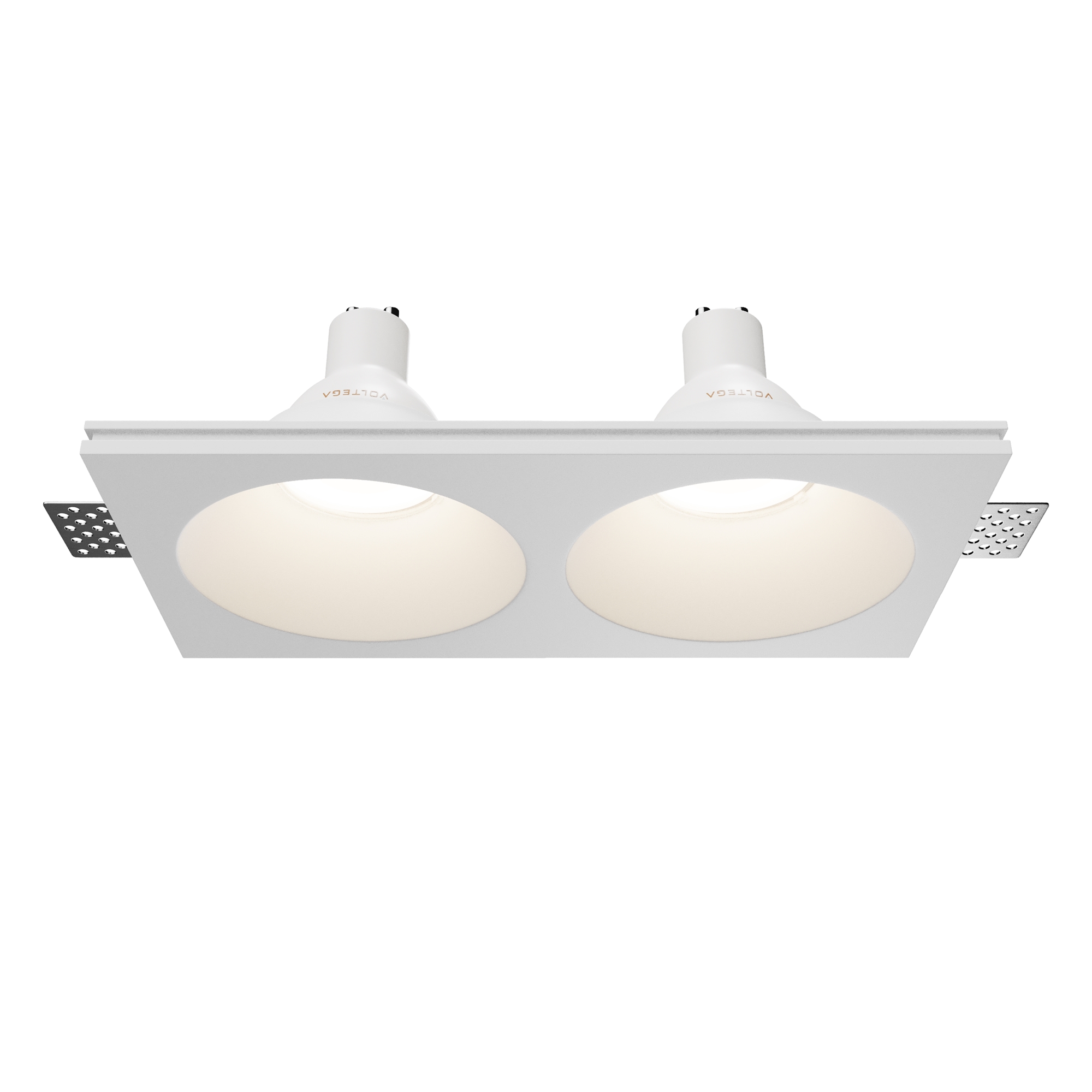 Встраиваемый светильник Гипс Модерн / Gyps Modern 2*GU10 10 Вт Встраиваемый светильник Technical DL129-GU10-02-W