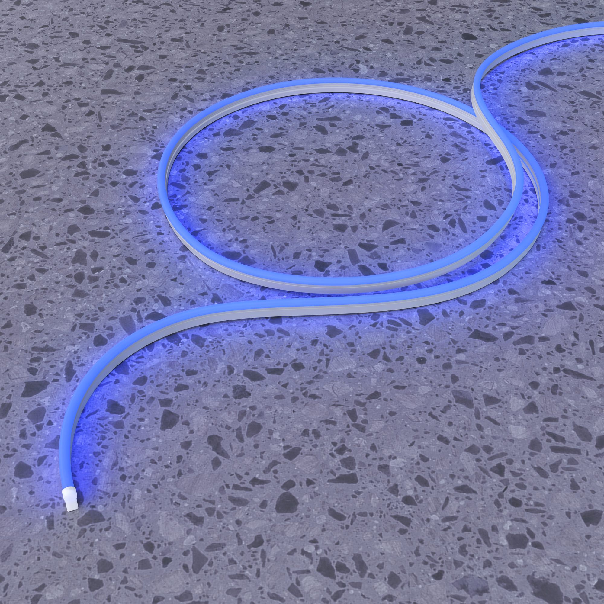 6Вт/м Синий IP67 5м Гибкий неон Led Strip 200521